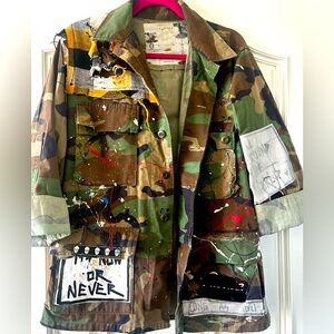 Dust of gods one of a kind army jacket